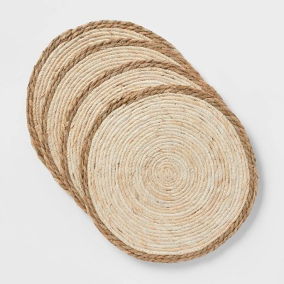 4pk Maize Natural Chargers - Threshold™ | Target