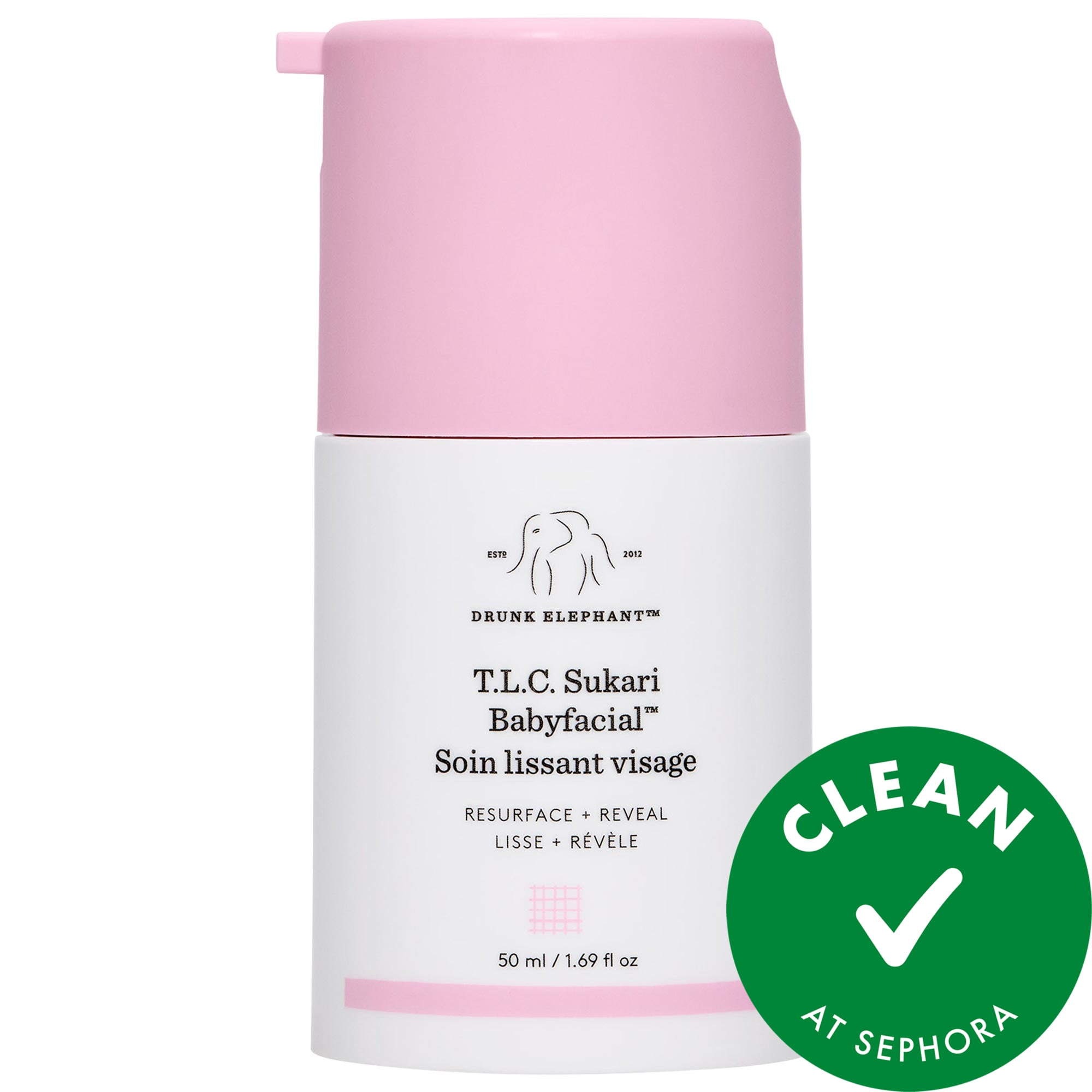 Drunk Elephant TLC Sukari Babyfacial 25% AHA/ 2% BHA Exfoliating Mask 1.69oz/50ml | Sephora (US)