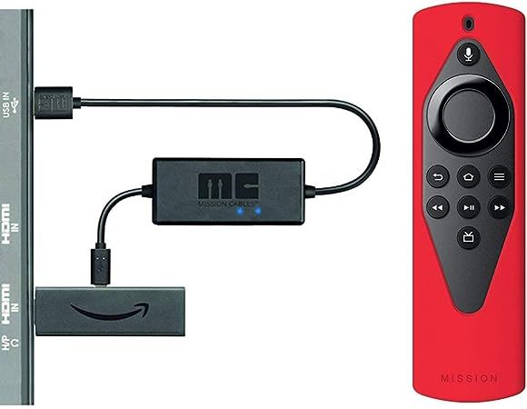 Fire TV Lite Accessory Essentials Bundle including Fire TV Stick Lite, Remote Cover (Red) and USB... | Amazon (US)