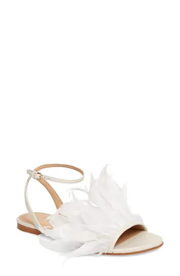 Women's Pour La Victoire Layla Sandal, Size 5.5 M - White | Nordstrom