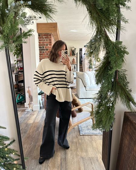 Head to toe in Gap & this would be the cutest outfit for Thanksgiving🤎🥰 love the striped sweater paired with the wide leg bottoms! 

@gap, #howyouweargap #ad Gap partner, LTK seasonal, gap 

#LTKHoliday #LTKfindsunder100 #LTKSeasonal