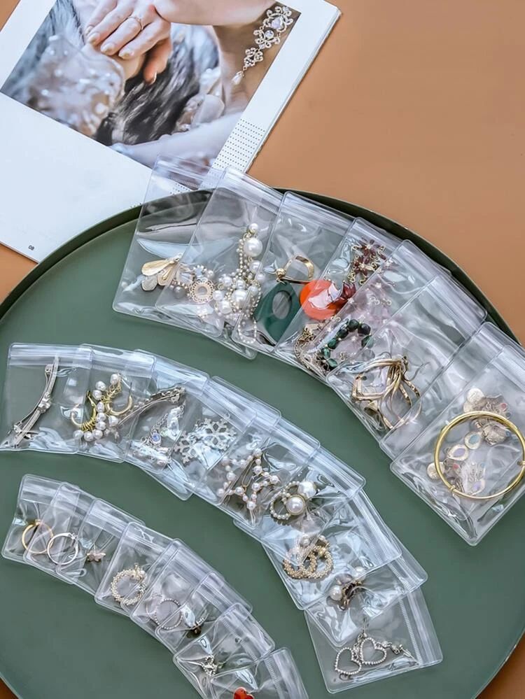 30pcs Clear Jewelry Storage Bag | SHEIN