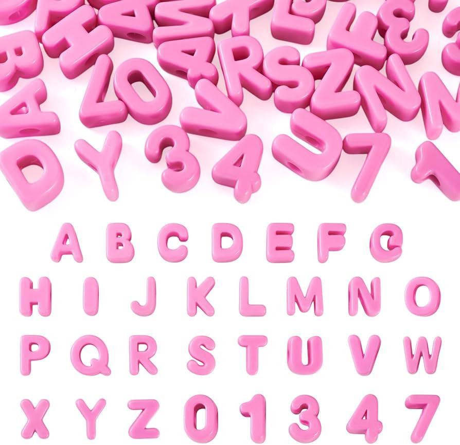 Craftdady 36Pcs Acrylic Letter Beads European Initial 26 Letters A-Z and Number DIY Spacer Beads ... | Amazon (CA)
