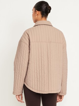 Oversized Lightweight Water-Resistant Quilted Jacket | Old Navy (US)