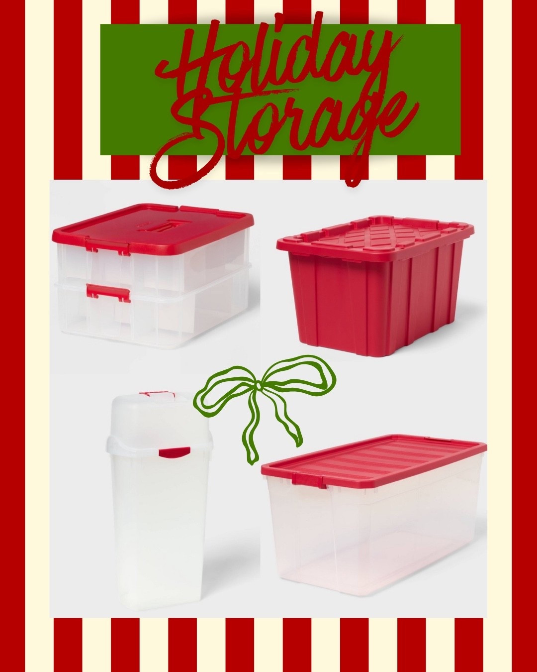 Get your Christmas decor storage containers now because they won’t be available after Christmas!

#LTKSeasonal #LTKHome #LTKHoliday