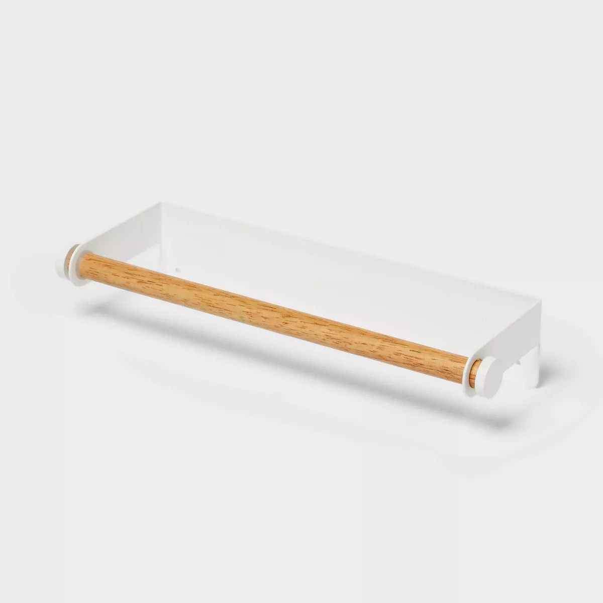 Paper Towel Holder White - Brightroom™: Metal Kitchen Holder, Napkin & Sponge Organizer, 12.5" ... | Target