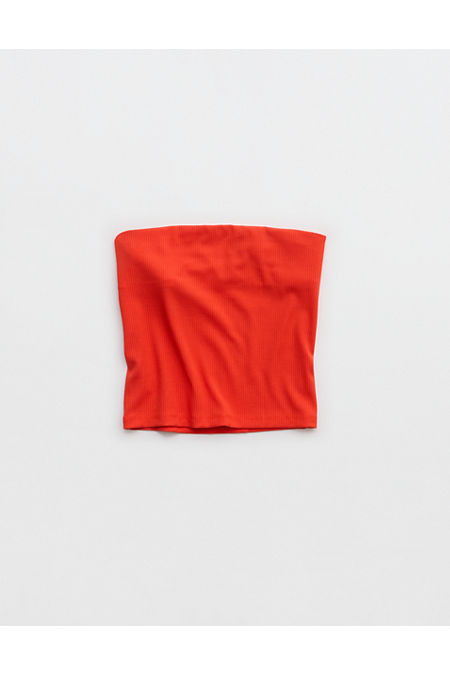 OFFLINE By Aerie Thumbs Up Heavyweight Tube Top Women's Orange Flare XXS | American Eagle Outfitters (US & CA)