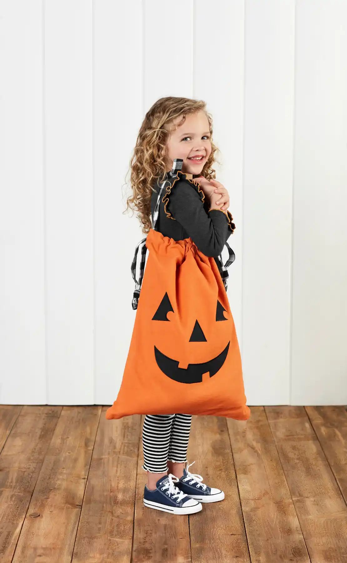 Pumpkin Halloween Pillowcase Bag | Mud Pie (US)