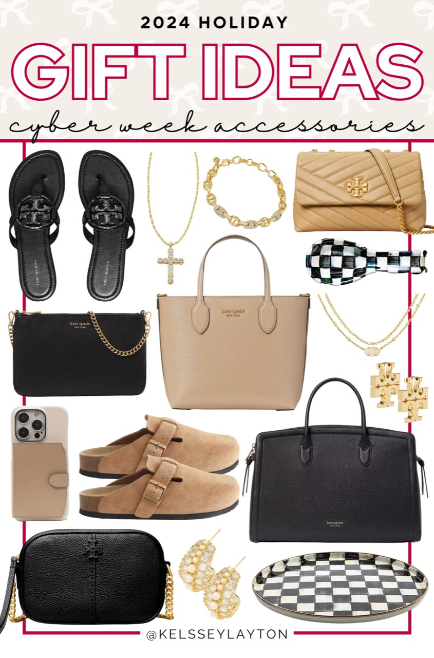 Gift guide for cyber week accessories, Christmas gift ideas, kelssey Layton gift guide, cyber week deals 

#LTKCyberWeek #LTKGiftGuide #LTKSaleAlert