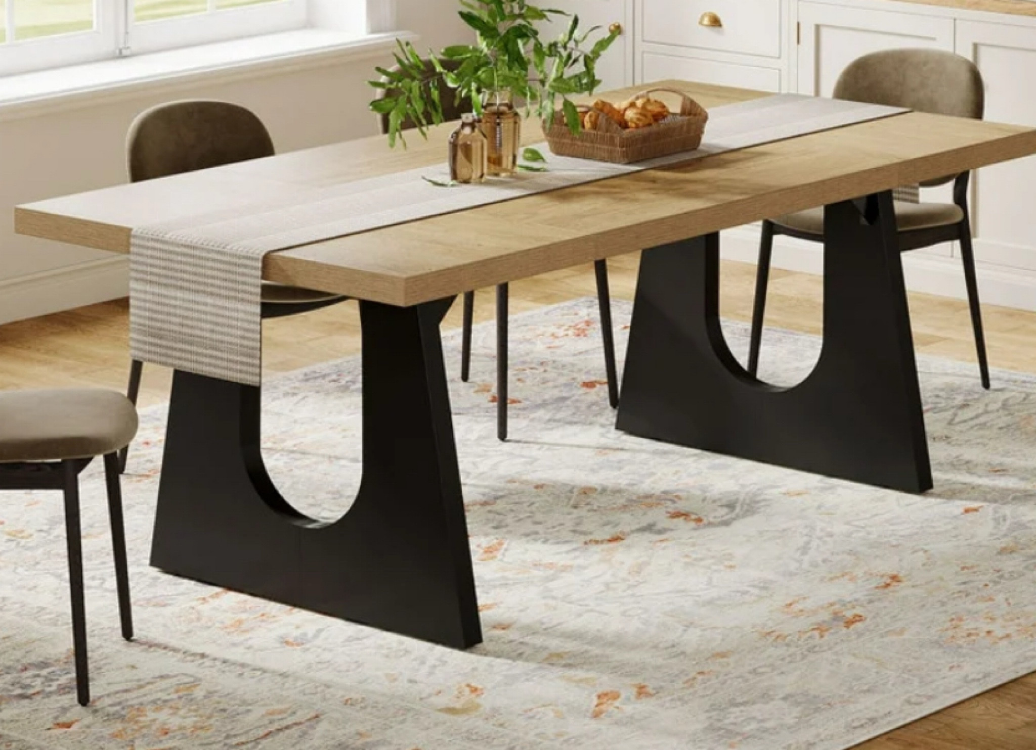 Walmart cool black table for the dining room. #table.

#LTKHome