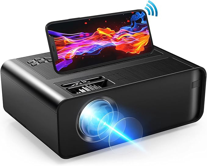 Mini Projector for iPhone, Xinteprid WiFi Movie Projector 2022 Upgrade 9000L with Synchronize Sma... | Amazon (US)