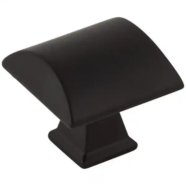 Jeffrey Alexander Roman 1-1/4 Inch Square Cabinet Knob - Matte Black | Bed Bath & Beyond
