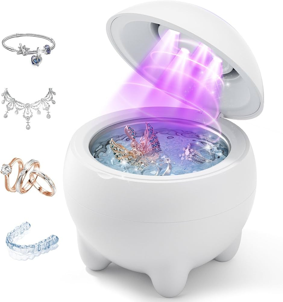 Ultrasonic Jewelry Cleaner, 45KHz Ultrasonic Ring Cleaner Machine Professional for Jewelry, Earri... | Amazon (US)
