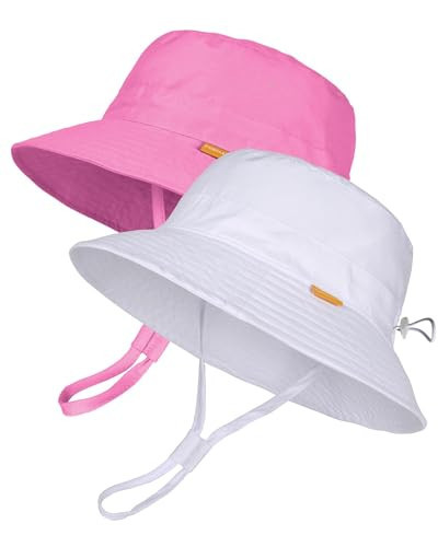 FURTALK Baby Sun Hat Toddler Boys Girls Bucket Hat for Kids 0-5 Years UPF 50+ Sun Protective Child Summer Beach Hats | Amazon (US)
