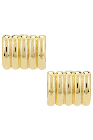 Heaven Mayhem Clemmie Stud Earrings in Gold from Revolve.com | Revolve Clothing (Global)