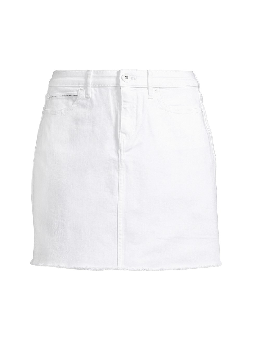 Women's Stretch Denim Miniskirt - White Cap - Size 10 | Saks Fifth Avenue