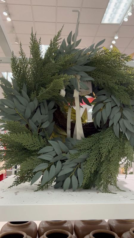 Natural Look Greenery Wreath-Studio Magee Cedar and Willow 

#LTKhome #LTKSeasonal #LTKHoliday
