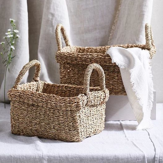 Rectangular Seagrass Baskets - Set of 2 | The White Company (UK)