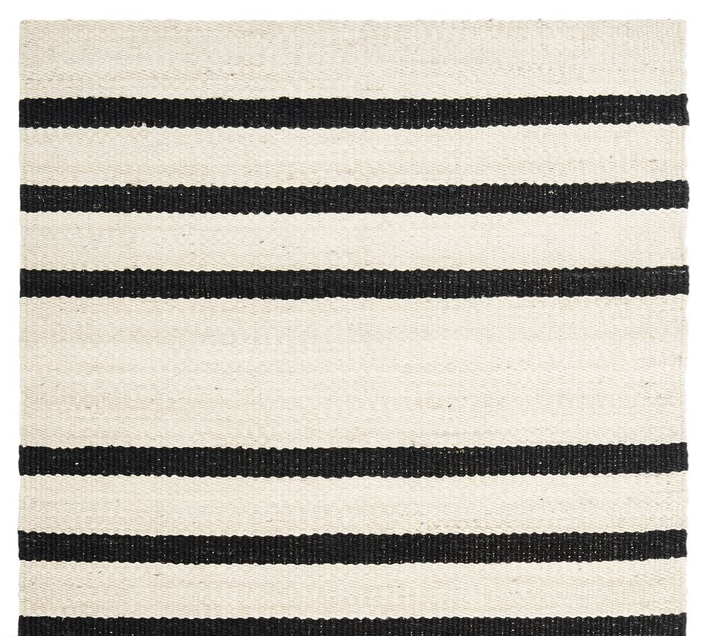 Danton Striped Jute Rug | Pottery Barn (US)