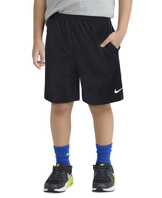 Nike Boys' 4-7 Dri-FIT Logo Mesh Pull-On Shorts - Macy's | Macy's