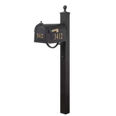 Berkshire Post Mounted Mailbox with Post Included | Wayfair North America
