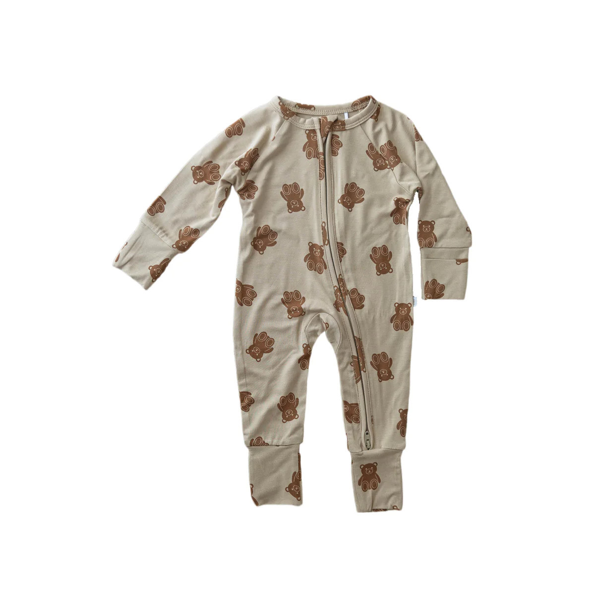 Teddy Bear | Bamboo Zip Romper | Brixton Phoenix