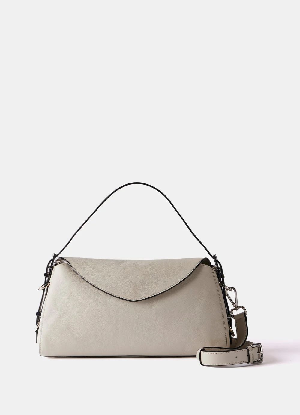 Tan Leather Shoulder Bag | Mint Velvet