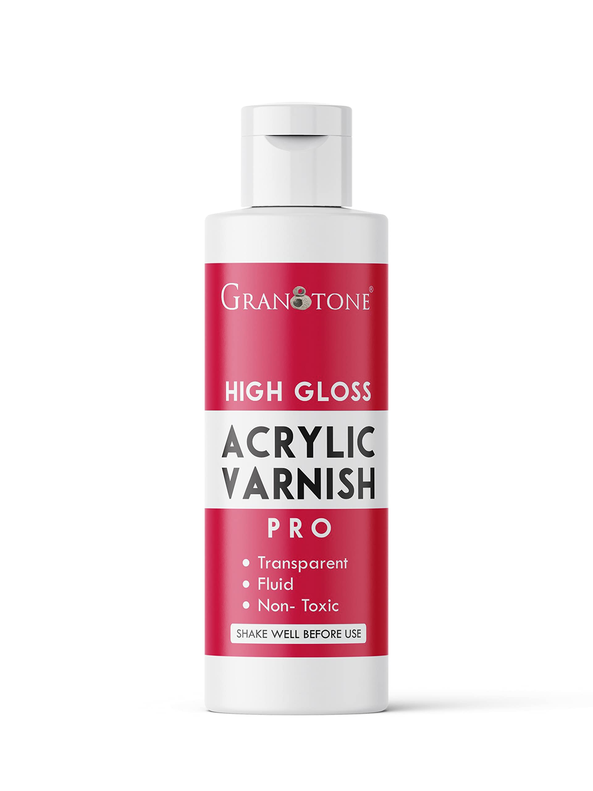 GRANOTONE Acrylic Artist's Varnish | Non-Yellowing | Non-Toxic | Anti-Crazing | High Gloss Finish... | Amazon (US)