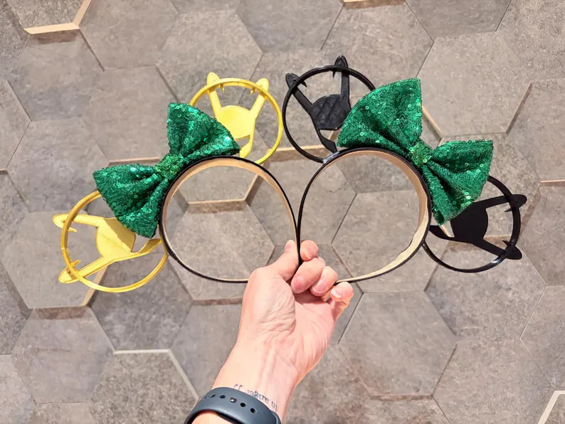 Loki park Mouse Ears, Rhinestone Loki Mouse Ears, Loki Inspired 3D Printed Ears, Marvel Loki Insp... | Etsy (Global)
