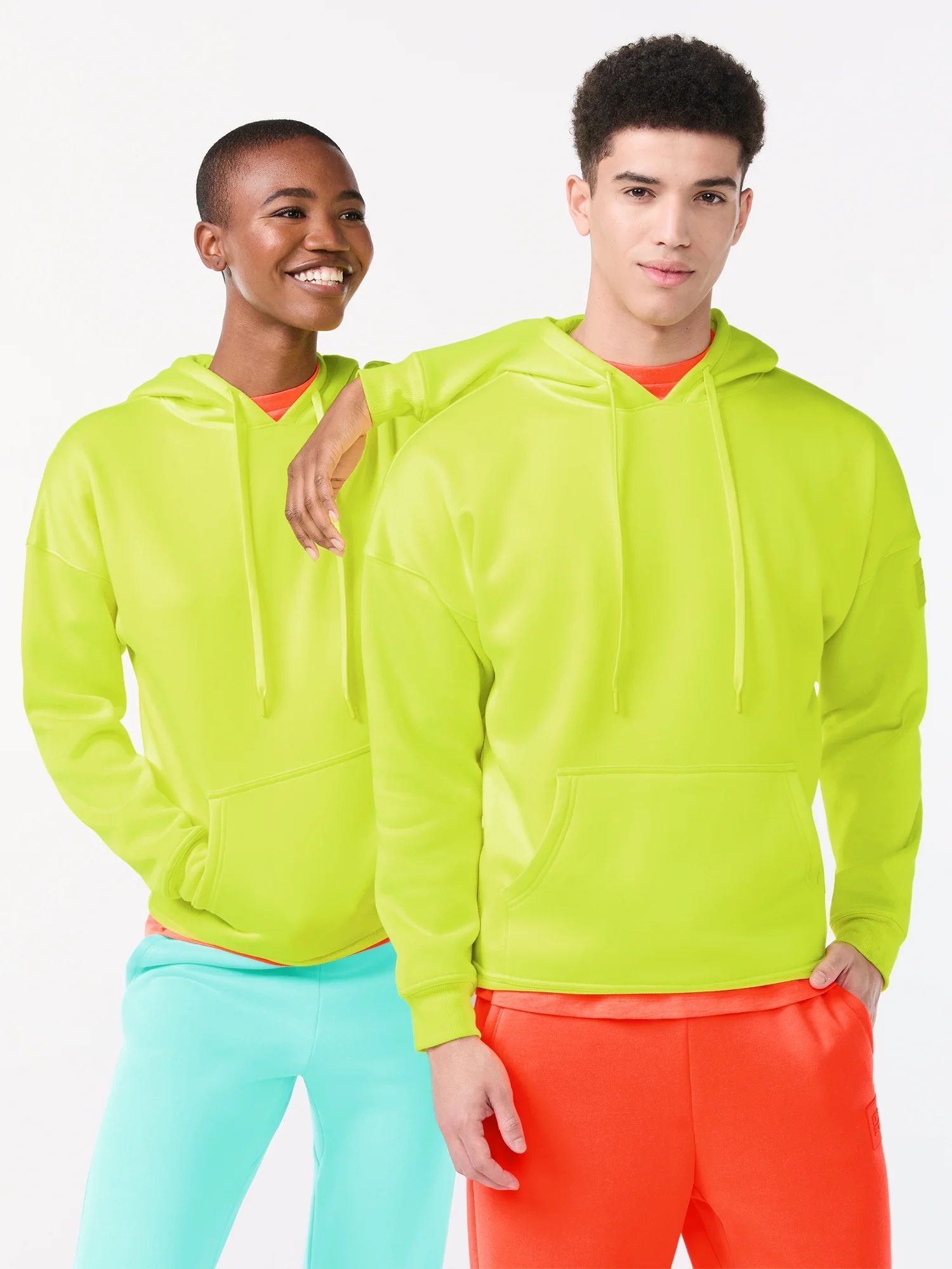 Love & Sports All Gender Fleece Hoodie Sweatshirt | Walmart (US)
