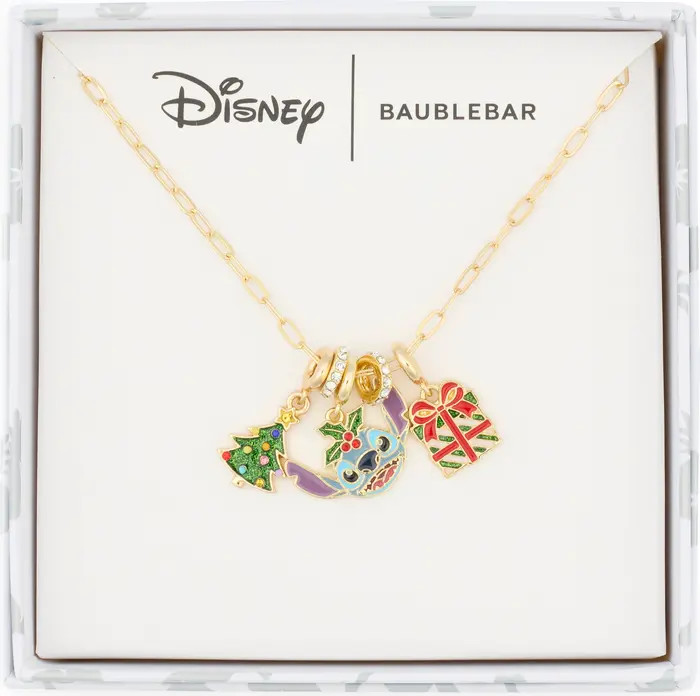 BaubleBar x Disney® Stitch Holiday Charm Necklace | Nordstromrack | Nordstrom Rack