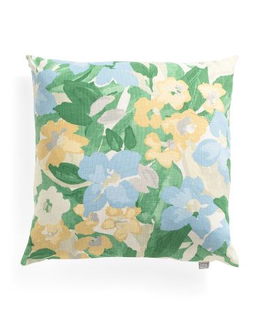 Made In Usa 22x22 Brittney Floral Pillow | TJ Maxx