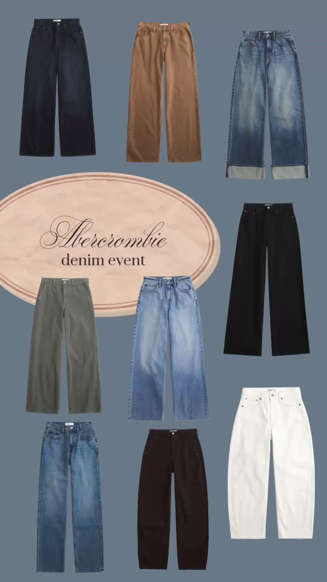 The Abercrombie Denim Event is happening now! 25–50% off all jeans + 20% off almost everything else, and the discounts stack with code DENIMAF for an extra 15% off!👖

#LTKootd #LTKSaleAlert