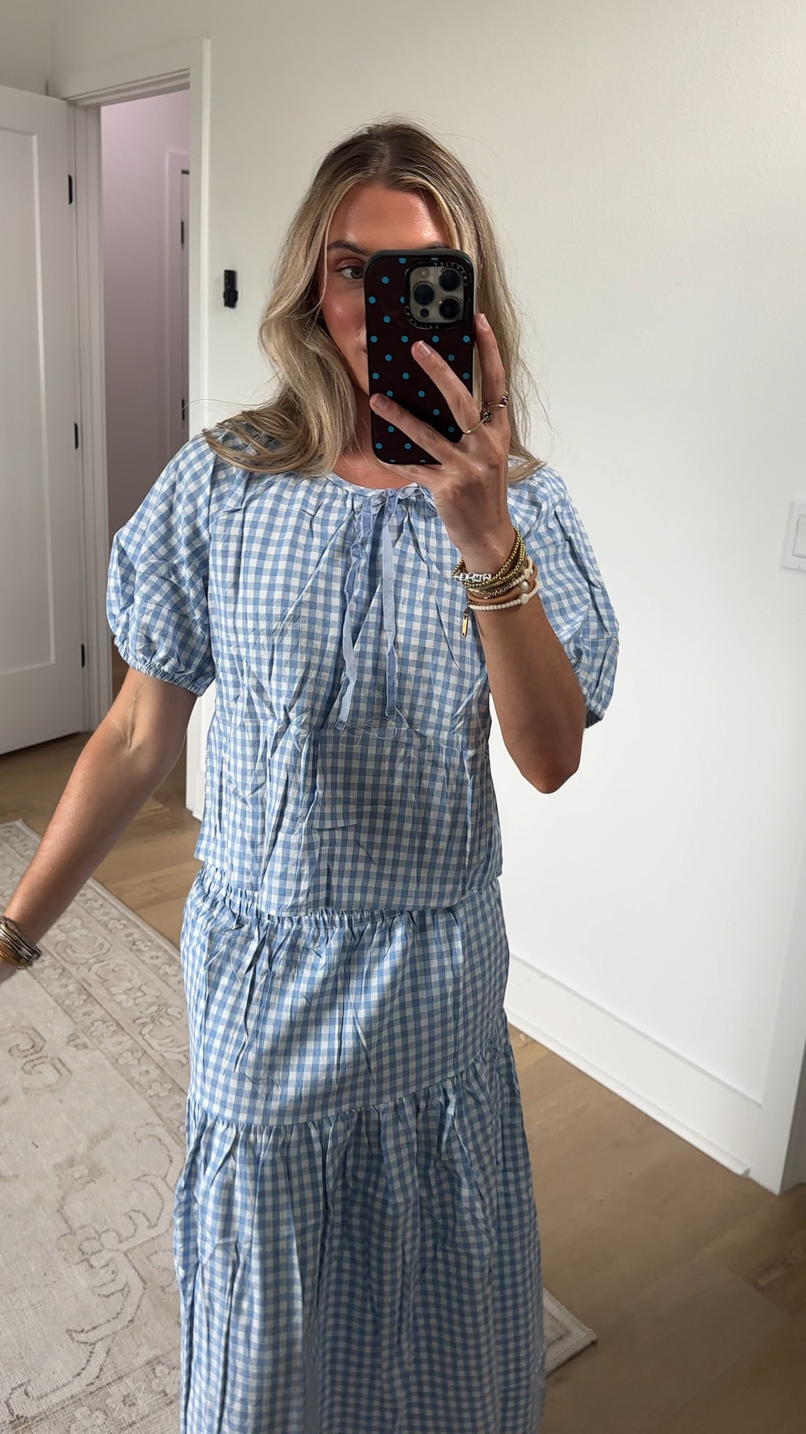 Amazon size small Qiaomai Womens 2 Piece Gingham Sets Puff Sleeve Plaid Top Tiered Maxi Skirt Matching Outfit Casual Summer Boho Loungewear

#LTKootd #LTKSaleAlert #LTKSeasonal