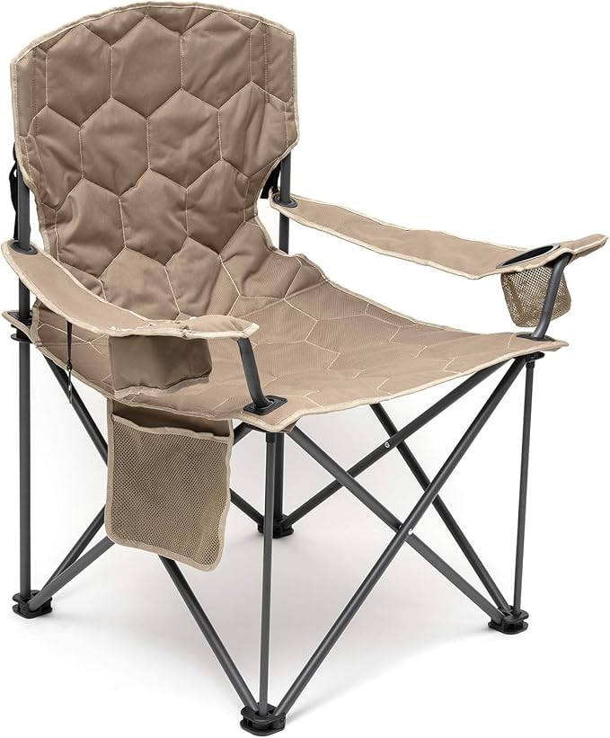 SUNNYFEEL XXL Oversized Camping Chair Heavy Duty 500 LBS for Big Tall People Above 6'4 Padded Por... | Amazon (US)