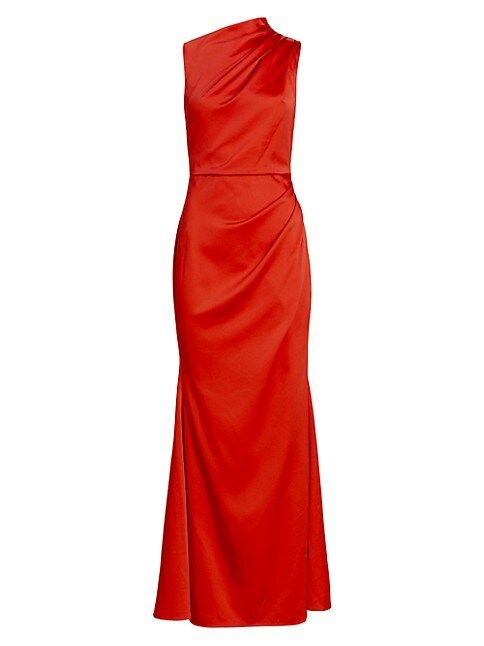 Avalite Draped Satin Maxi Dress | Saks Fifth Avenue