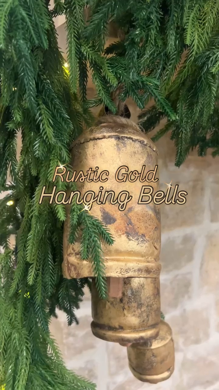 Are they worth the hype?! 

YES! 

I’ll be honest, I wasn’t sure the first few times I saw them on the gram, but I’m so glad I caved. 

These brassy, golden, rustic bells give such a classic and cozy feel to my Christmas decor. They would look beautiful in so many spaces, but I particularly love them up against my green pine garland. 

Comment jingle bells for the link! 

	•	#ChristmasDecor
	•	#HolidayHome
	•	#ChristmasInspo
	•	#FestiveDecor
	•	#ChristmasDecorating
	•	#ChristmasVibes
	•	#HomeForTheHolidays
	•	#HolidayDecor
	•	#ChristmasStyle
	•	#DeckTheHalls
	•	#MerryAndBright
	•	#HolidayDecorIdeas
	•	#FarmhouseChristmas 
	•	#ModernChristmas 
	•	#ChristmasMagic
	•	#HolidayHomeDecor
	•	#CentralTexasHomes
	•	#CozyChristmas
	•	#ChristmasDecorIdeas
	•	#HomeDecorCommunity