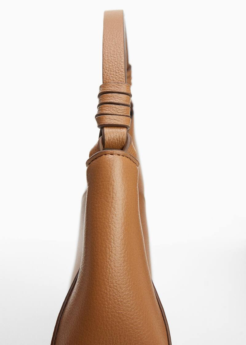 Leather-effect shoulder bag -  Women | Mango USA | MANGO (US)