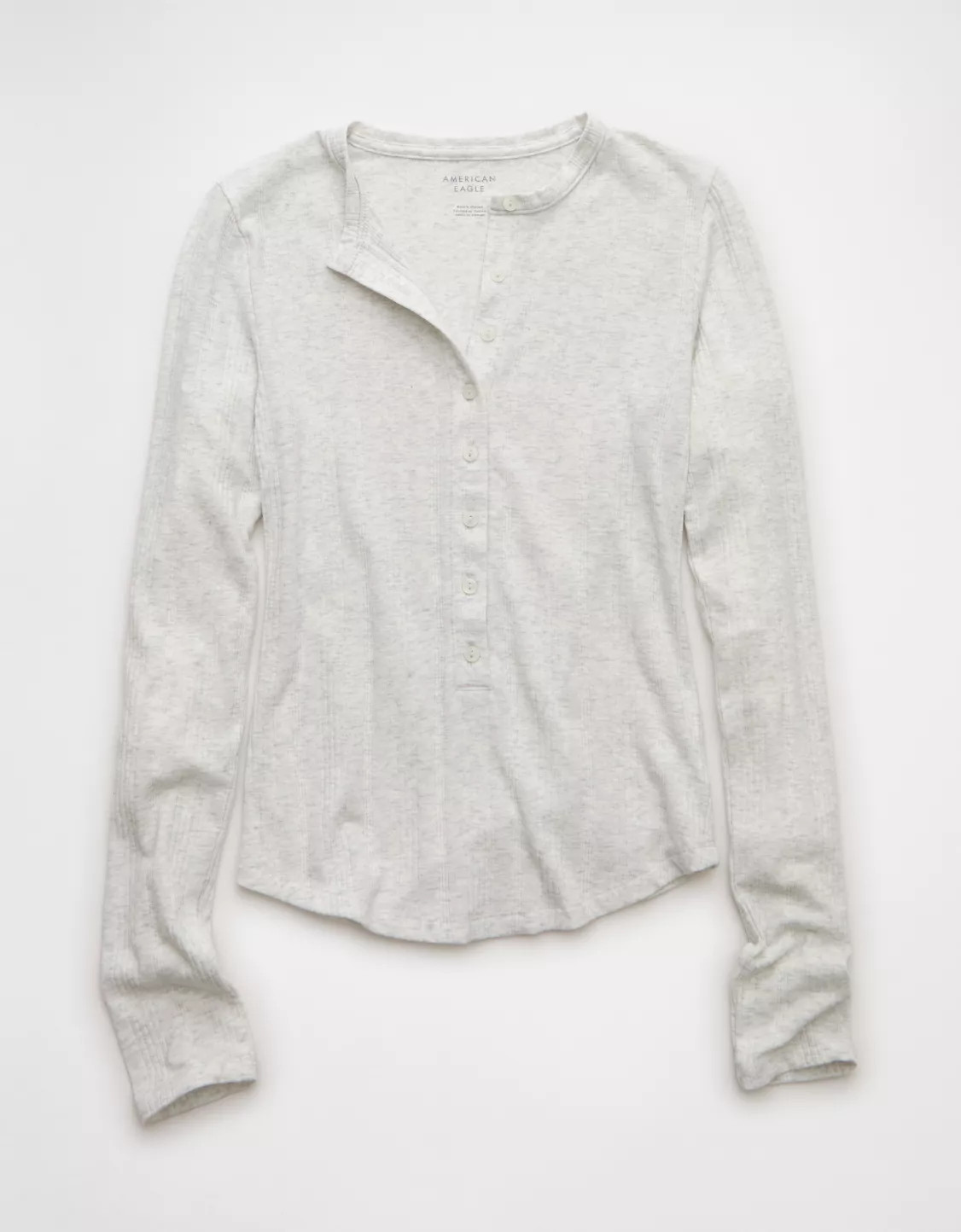 AE Long Sleeve Henley T-Shirt | American Eagle Outfitters (US & CA)