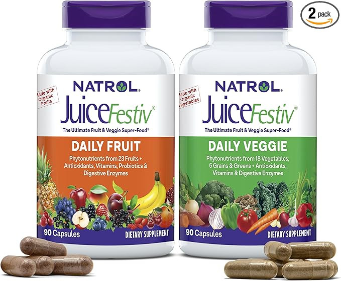 Natrol JuiceFestiv, Vitamins and Supplements for Nutrition & Well-Being, Antioxidants for Cellula... | Amazon (US)