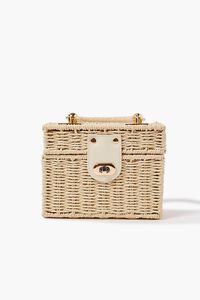 Basketwoven Straw Crossbody Bag | Forever 21 (US)