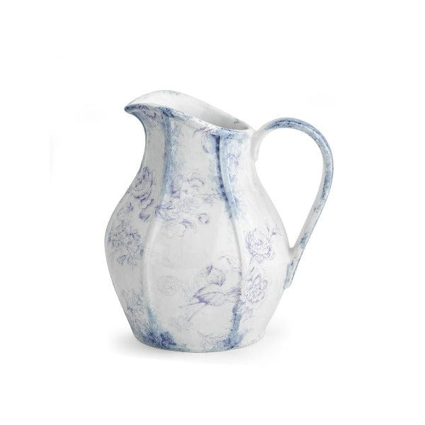 Giulietta Blue Pitcher | Arte Italica & Crown Linen Designs