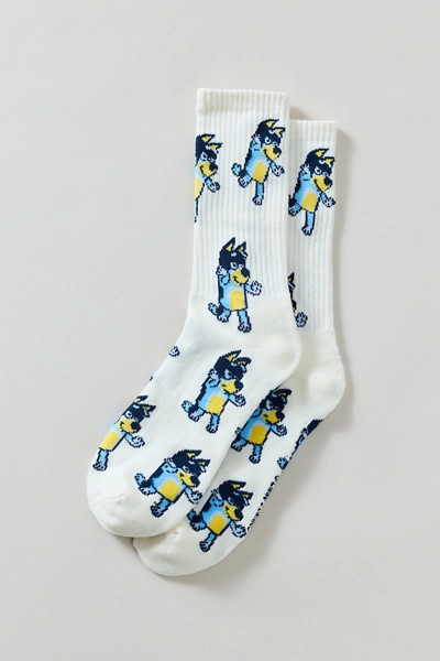 Bluey Allover Pattern Crew Sock | Urban Outfitters (US and RoW)