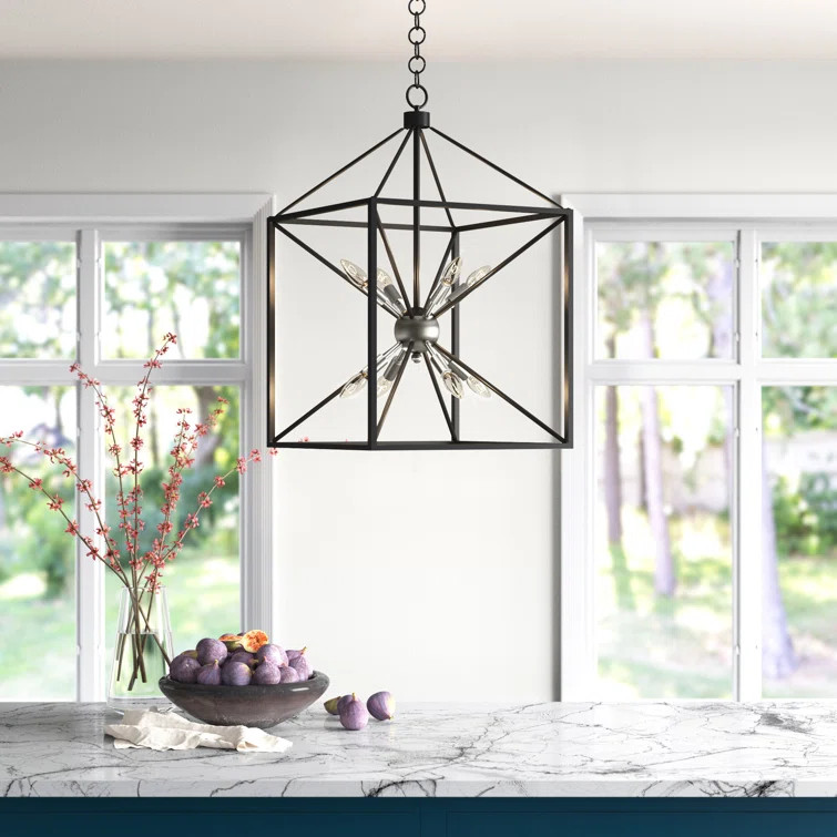 Belisle Dimmable Lantern Square / Rectangle Chandelier | Wayfair North America
