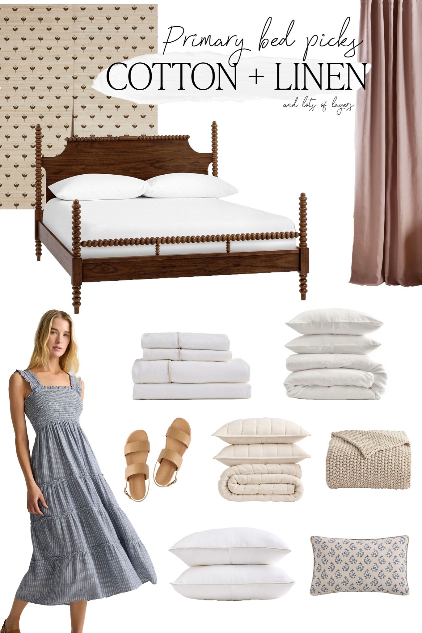Primary bed picks from Quince: cotton, linen, neutrals, and lots of layers for that late-summer-into-fall feeling. Everything is linked here. 
@quince #QuincePartner

#LTKHome