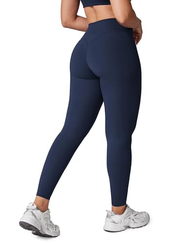 Hugcurve No Front Seam Hidden Scrunch Butt High Waisted Workout Leggings for Women Butt Lifting Y... | Amazon (US)