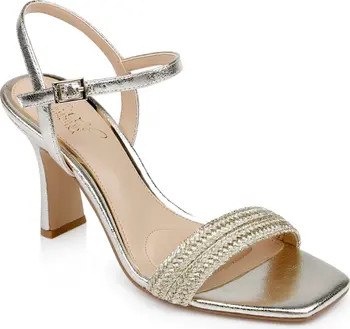 Jewel Badgley Mischka Heddia Ankle Strap Sandal (Women) | Nordstrom | Nordstrom