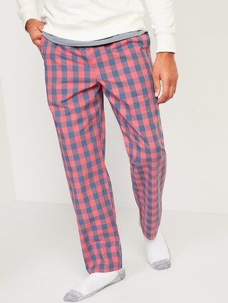 Patterned Poplin Pajama Pants for Men | Old Navy (US)