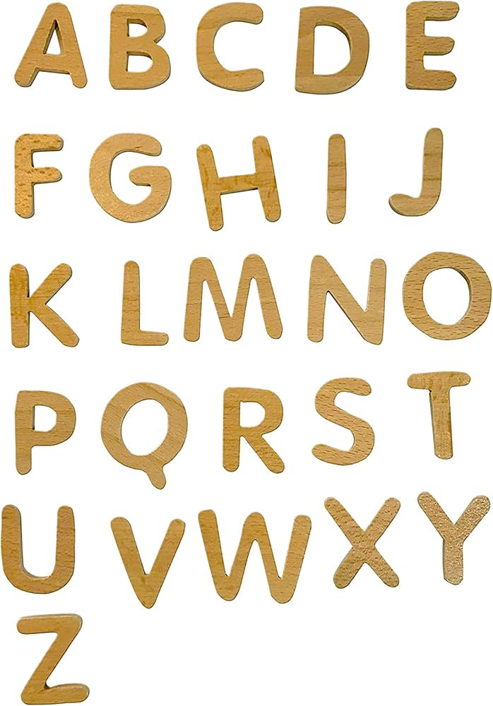 LEAPING LEARNING Wooden Letters Small Alphabet Magnets for Kids Supplies, Learning Must-Haves for... | Amazon (US)