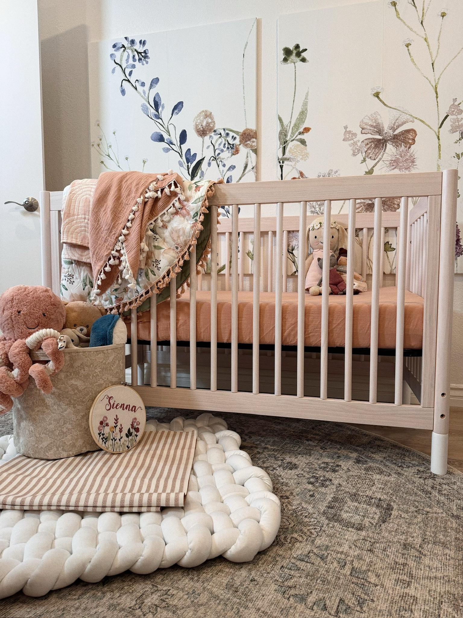 ✨NURSERY REVEAL ✨
Florals and pink for our baby girl! 

Baby girl nursery, floral wallpaper, nursery decor, nursery design, nursery inspo, home, bedroom, kids room 

#LTKFamily #LTKBaby #LTKHome